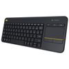 LOGITECH / Wireless Keyboard K400, 85 Keys, USB, Black