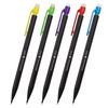 Porte-mine STAFF "College", corps noir, détails assortis, gomme, 0,5 mm