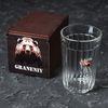 Дарим Красиво / Presenting Beautifully / Glass "Impenetrable. GRANENIY", with a bullet, faceted, 250 ml