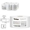 VEIRO / Toilet paper 170 m, Professional Comfort 2-layer (T2 System), SET of 12 pcs.