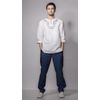 Снежинка / Snowflake / Men's trousers "Motive of life" from flax