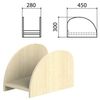 Stand under the system block "Kanz", the color of oak milk