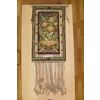 Wall panel "Bouquet" embroidered with gold thread