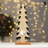 Лесная мастерская / Decoración de la mesa de Año Nuevo con iluminación "Abeto con guirnalda"
