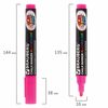 Tebeşir kalemleri BRAUBERG "POP-ART", SET 6 parça, Kuru silme, pürüzsüz yüzeyler için, 5 mm, MUHTELİF