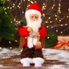 Зимнее волшебство / Puppe "Weihnachtsmann, im roten Lammfellmantel, mit Glocke"