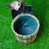 Хорошие сувениры / Figured pots "Birds on a shovel" 16x16x40 cm