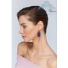 Lace earrings "Anastasia" purple