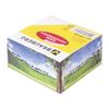 BRAUBERG / Self-adhesive block (sticker), 76x76 mm, 400 sheets, white, perimeter printing, assorted design