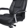 BRABIX PREMIUM Office Chair "Phaeton EX-502", natural leather, chrome, black