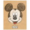 HATBER / Notebook, A5, 48 sh., Bracket, cage, matte lamination, "Mickey Mouse" / 10 pcs.