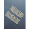 Снежинка / Snowflake / Lace rectangular cuffs