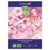 水彩画文件夹 BIG FORMAT A2，10 张，200 克/平方米，400x590 毫米，BRAUBERG ART “CLASSIC”，“Flowers”