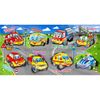 Играем вместе / Let's play together / Puzzle-mat "Funny cars"