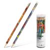 Bleistift schwarz KOH-I-NOOR, 1 St., "Safari + Sea", HB, mit Gummizug, sortierter Korpus, gespitzt