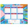 The schedule of classes and calls A4, INLANDIA, for girls, assorted (4 kinds), paper 170 g/m2