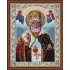 Опт-картина / Алмазная мозаика 40х50, круглые стразы Икона Николая Угодника