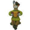 Ковровская глиняная игрушка / Composition-whistle "Hare on a tree stump"