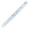 Ruler plastic 30 cm MAPED (France), "Pulse", clear, Euro slot