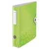 Pasta LEITZ "Active WOW", mecanismo 180 °, polígono, 82 mm, verde