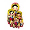 Золотая Хохлома / Traditional matryoshka 9 dolls