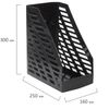 Tray vertical paper BRAUBERG "MAXI-plus" (250х160х300 mm), mesh, black