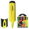 A set of highlighters MAPED (France) 4 PCs., ASSORTED, "Fluo PEP's Classic", line 1-5 mm