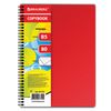 BRAUBERG / Notebook B5 (175x248 mm), 80 sheets, comb, cage, plastic cover, "OFFICE" / 10 pcs.