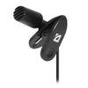DEFENDER / Clip-on microphone MIC-109, cable 1.8 m, 54 dB, plastic, black