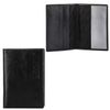 Passport cover FABULA "Estet", genuine leather, embossed "Passport", black