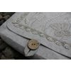 Снежинка / Snowflake / Ladies bag with a long handle made of linen