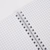 STAFF / Notebook bumvinyl, A4, 96 sheets, comb, offset No. 1, cell, BLUE / 10 pcs.