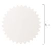 Etiquette autocollante pour sceller les documents "ZVEZDOCHKA" blanc, 52 mm, 500 pcs., BRAUBERG