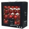 Kaemingk / Set di palline di vetro Ruby Ensemble, 34 pz, 5-7 cm