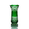 Гусевской Хрустальный завод / Crystal vase for flowers "Monastyrskaya" large green