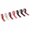 ОСТРОВ СОКРОВИЩ / Decorative WASHI Tapes SHADES OF RED, 15 mm x 3 m, 7 colors, rice paper