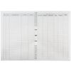 Income and expenditure book, 50 sheets, A4, 204 x290 mm, comb, cardboard