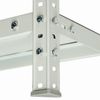 "MS KD" metal rack, team rack, 2000 x1000 x400 mm, 4 shelves