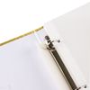 BRAUBERG wedding photo album, 20 magnetic sheets 30х32 cm, textured leather, light gold