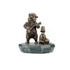 Золотая антилопа / Composition "Bear with vodka" on a stand