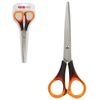STAFF Schere "Basic" 200 mm, bernsteinfarbene Griffe, PVC-Koffer mit Euro-Aufhänger