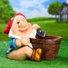 Хорошие сувениры / Figured planter "Gnome with a shovel" 32x27x24 cm
