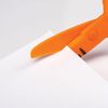 Scissors PYTHAGORAS "Tiger", 120 mm, with safe plastic blades, orange, cardboard packaging with Euro slot