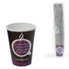 FORMATION / Disposable cups 300 ml, SET 50 pcs., Paper single-layer, "Taste Quality", cold / hot