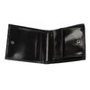 Purse mens BEFLER "Classic", 100х90 mm, genuine leather button, black