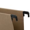 Hanging folder A4/Foolscap (406х245 mm), up to 80 sheets, SET of 10 PCs., cardboard, BRAUBERG (Italy)