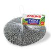 ЛАЙМА / Sponge (scrubber) for dishes, metal, large (XXL), mesh, 100 g