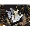 Ленивые Бобры / Lazy Beavers / Set of mirrored Christmas tree decorations "Siberia inside" in a gift box