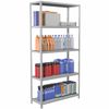 Metal BRABIX "MS Plus-200/30-5" (in 2000-s1000/g300mm), 5 shelves, adjustable supports