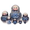 Matryoshka "Gzhel the beauty" of 10 dolls